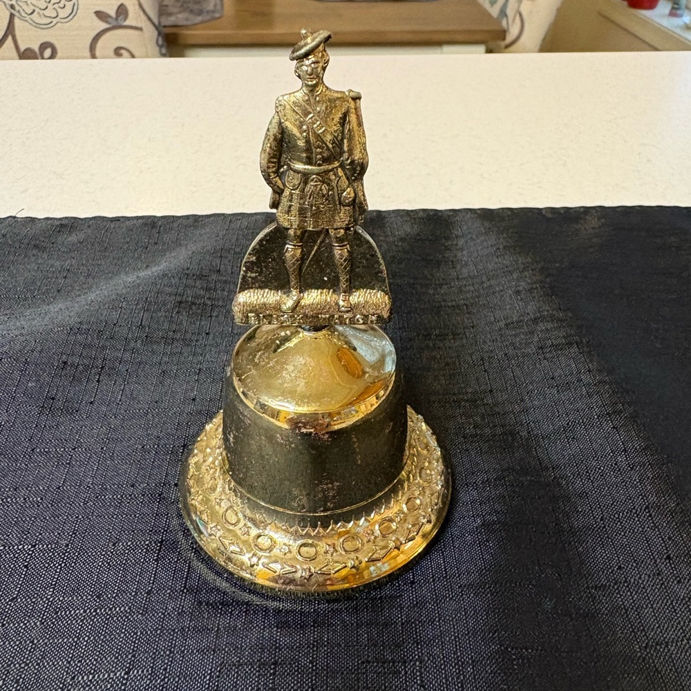 Vintage Brass “Black Watch” Regiment Souvenir Bell